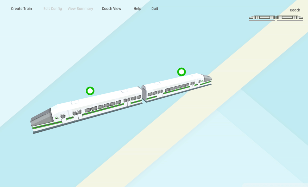 Interactive Application Demo Screen