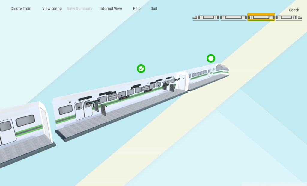 Interactive Application Demo Screen